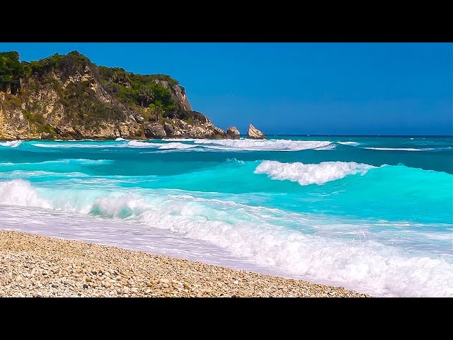 The Most Relaxing Waves Ever - Ocean Sounds to Sleep, Study and Chill class=