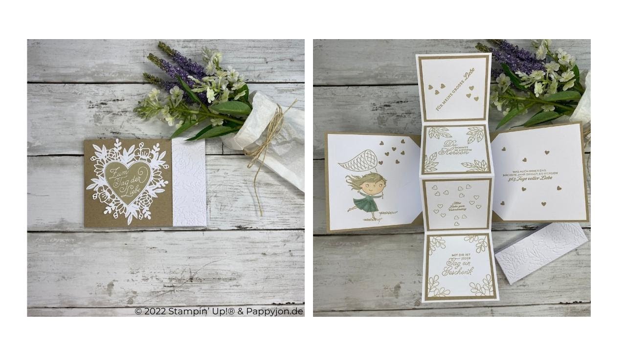 Valentinskarte Happy Valentine  | Tech-Karte | Tutorial | Pop up  | 