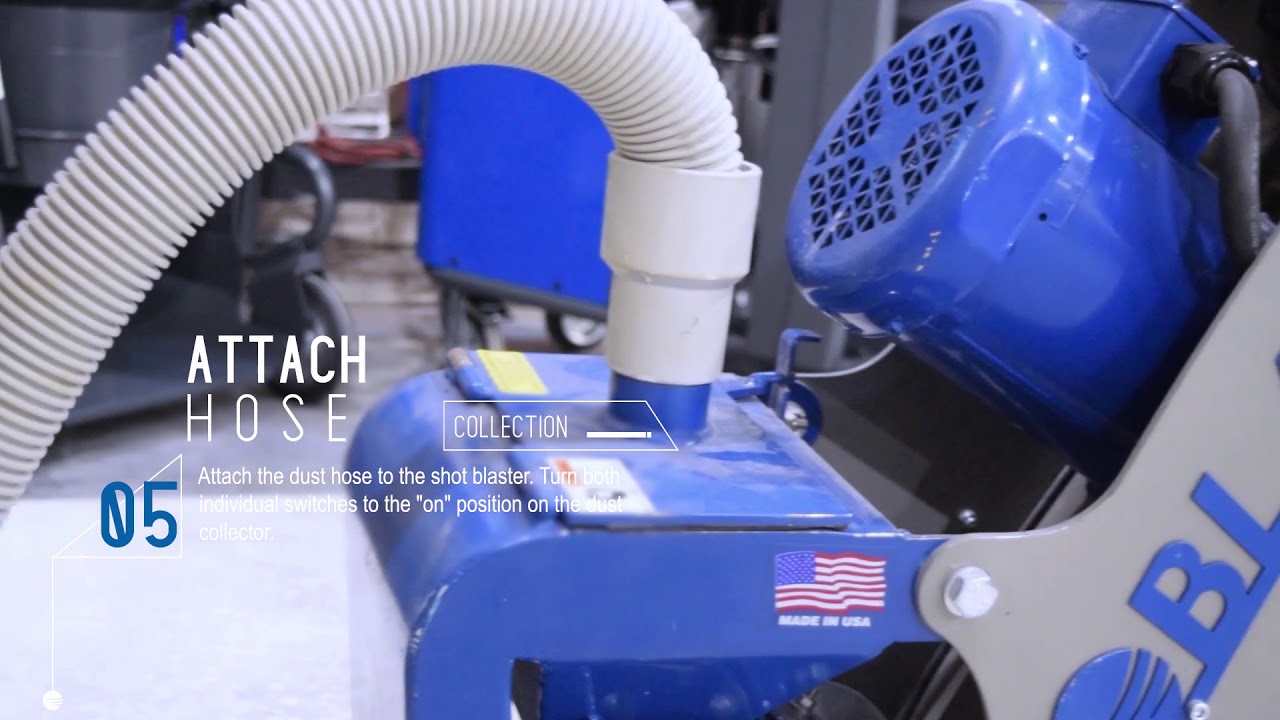 How to Operate The 1-8DM Shot Blaster