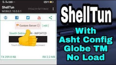 SHELLTUN Globe/TM no load | 100% WORKING | Chris Tian VLOG