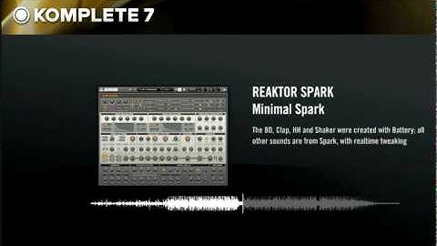 Reaktor Spark preview from Komplete 7 by RyanSloan.net