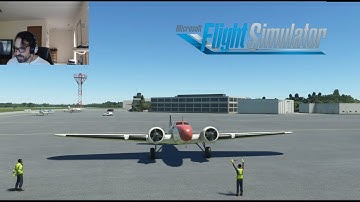 Boeing 247D | Full Manual Startup And Pattern Flight | MSFS 2020