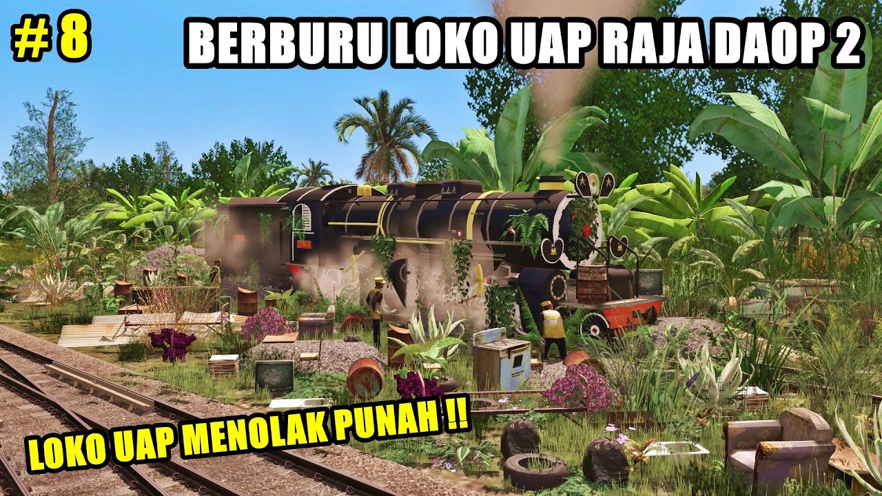 BERBURU LOKOMOTIF RAJA DAOP 2 - HUNTING KERETA API PART-8