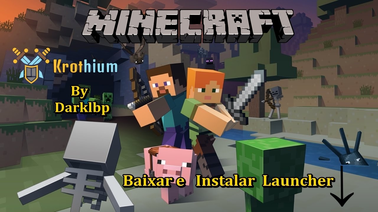 Como baixar minecraft -Novo launcher darkLbp 2016/2017  