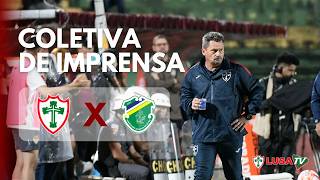 AO VIVO | Coletiva pós jogo PORTUGUESA X ALTOS - PI || LUSA TV