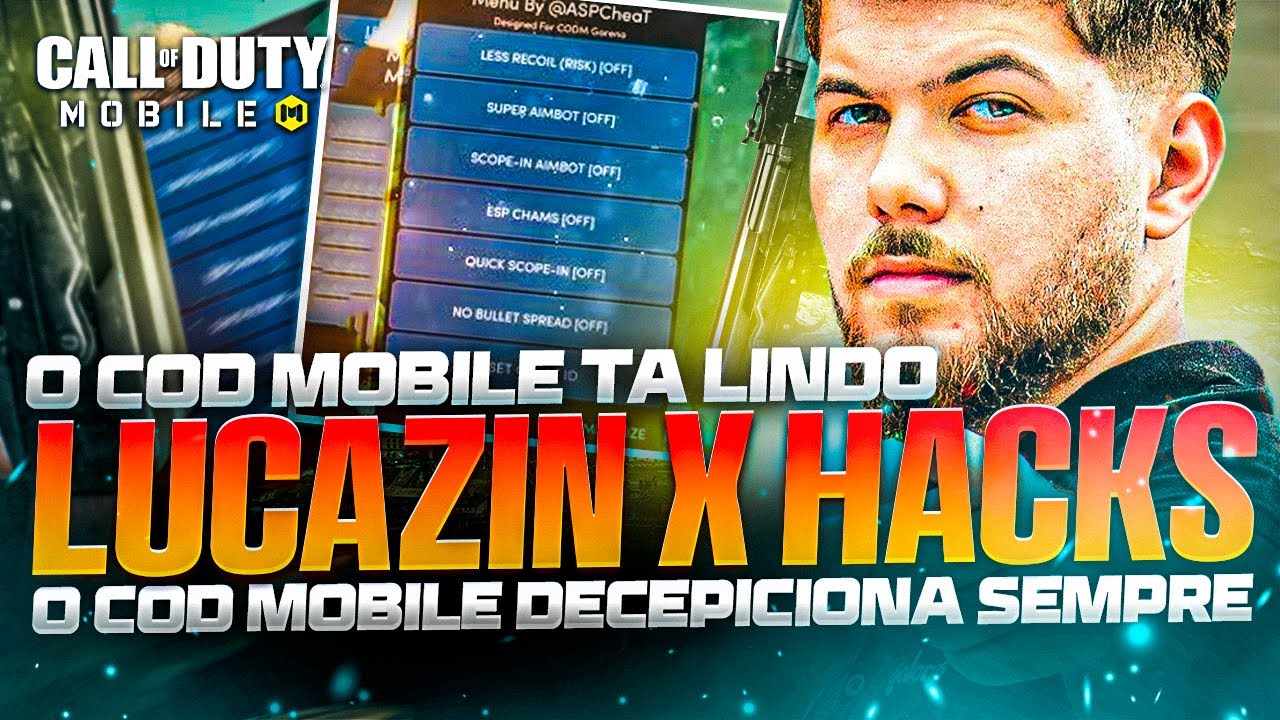 LUCASZIN VS HACKS! O COD MOBILE SEMPRE DECEPICIONA 🔥🔥 CALL OF DUTY MOBILE