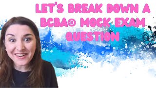 Mock BCBA® Exam Question: Response-Independent & Dependent #Reinforcementschedules (G-14)