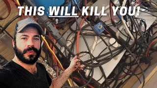 Fixing the Most Dangerous Skoolie Off-Grid Solar System I've EVER Seen