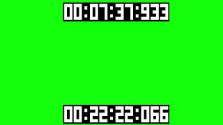 30 Minute Countdown Timer Stop Watch with Green Screen for projects