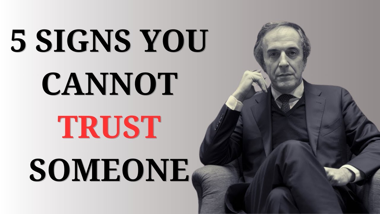 5 Signs You Cannot Trust Someone | Stoic Trench - YouTube
