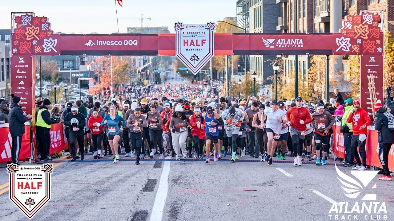 2023 Invesco QQQ Thanksgiving Day Half Marathon, 5K, Mile & Dash YouTube