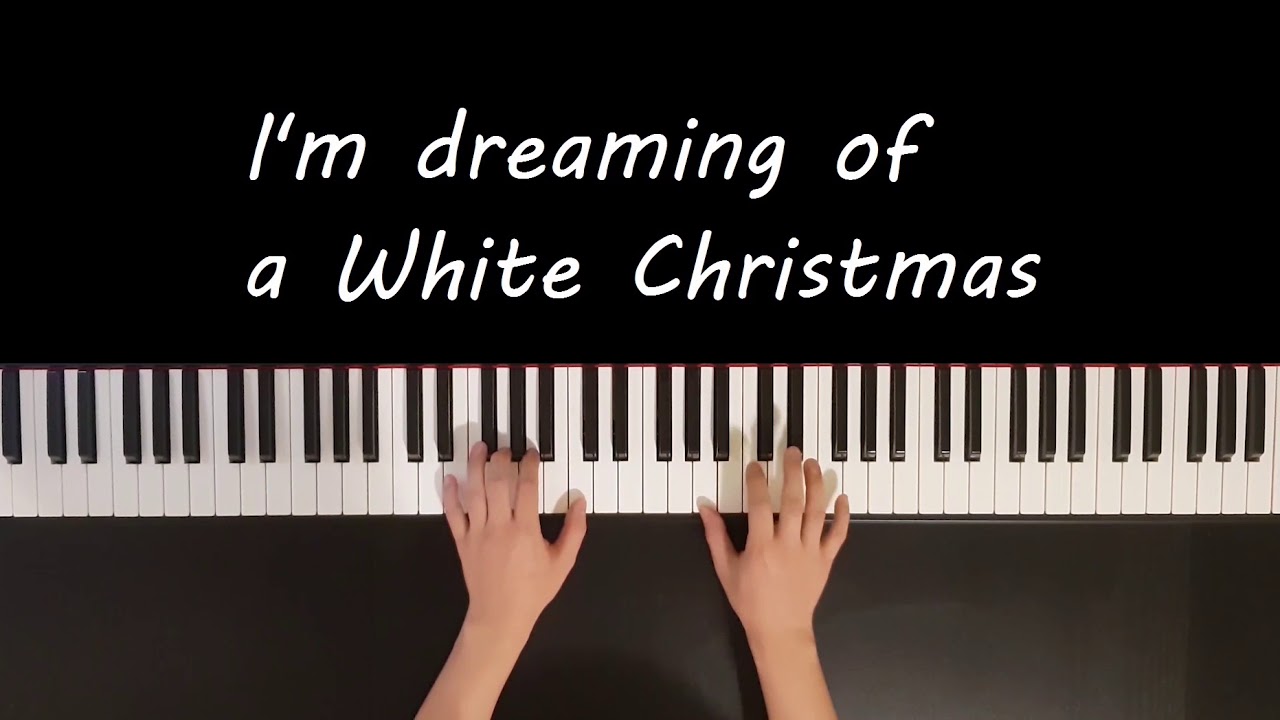 Carol I'm Dreaming of a White Christmas Jazz arrangement Piano cover