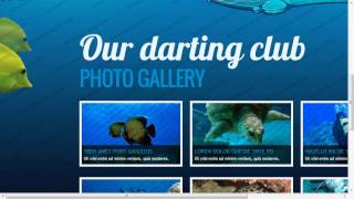 Diving Website Template