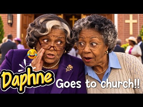Daphne goes to church… and she’s commenting on everybody!!🤣🤣🤣🤣🤭🤭