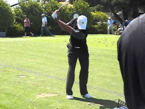 Tiger Woods swing 2012 US Open (Monday)