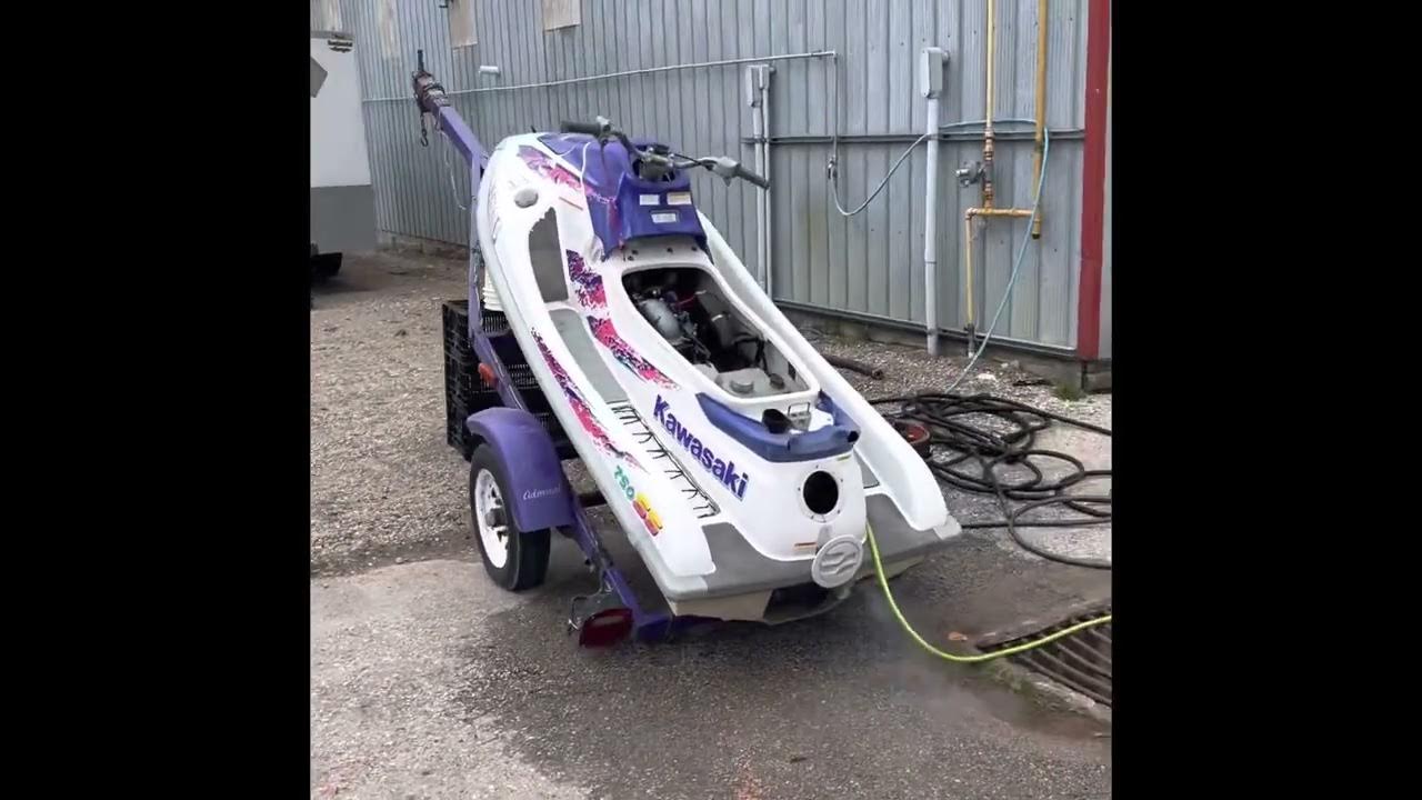 Winterizing my Kawasaki 750ss jet ski YouTube