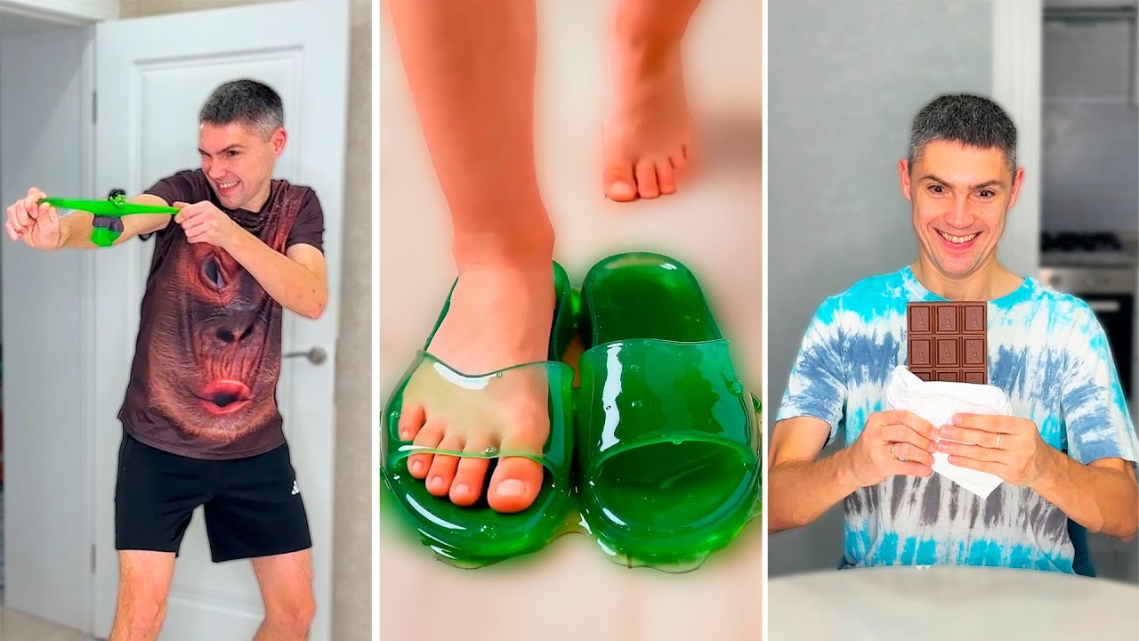 Dad and Drummer Funny Moment \ Slippers Lava \ Teacher 3d