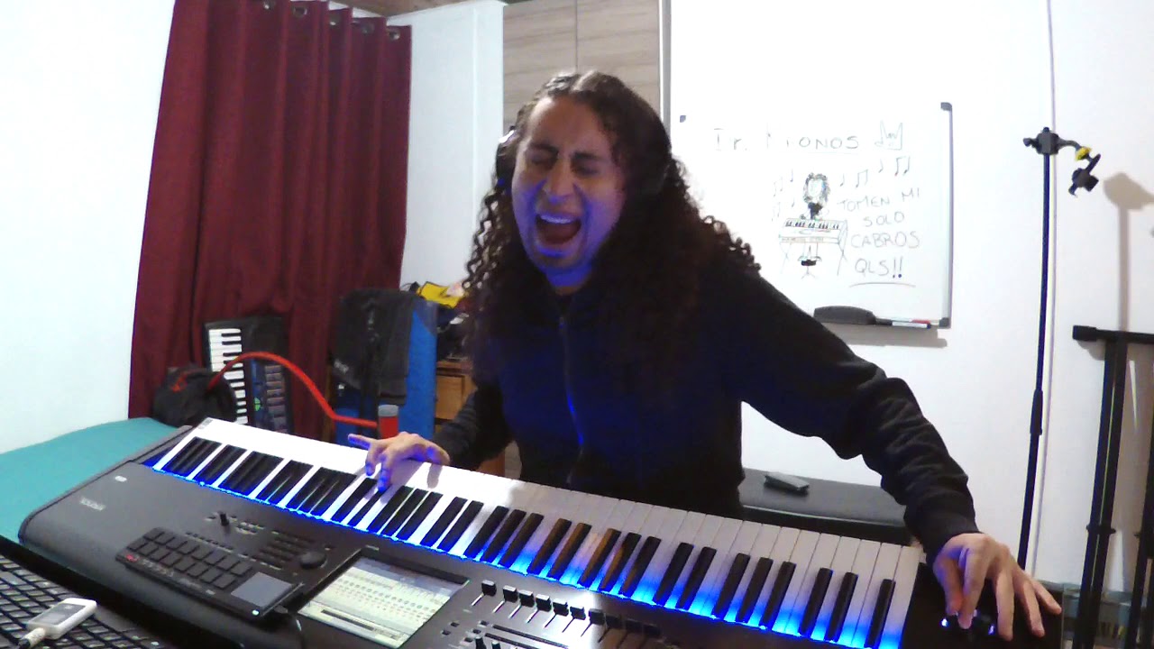 Sunburst - Out Of The World guitar solo on Keyboard Dr Kronos