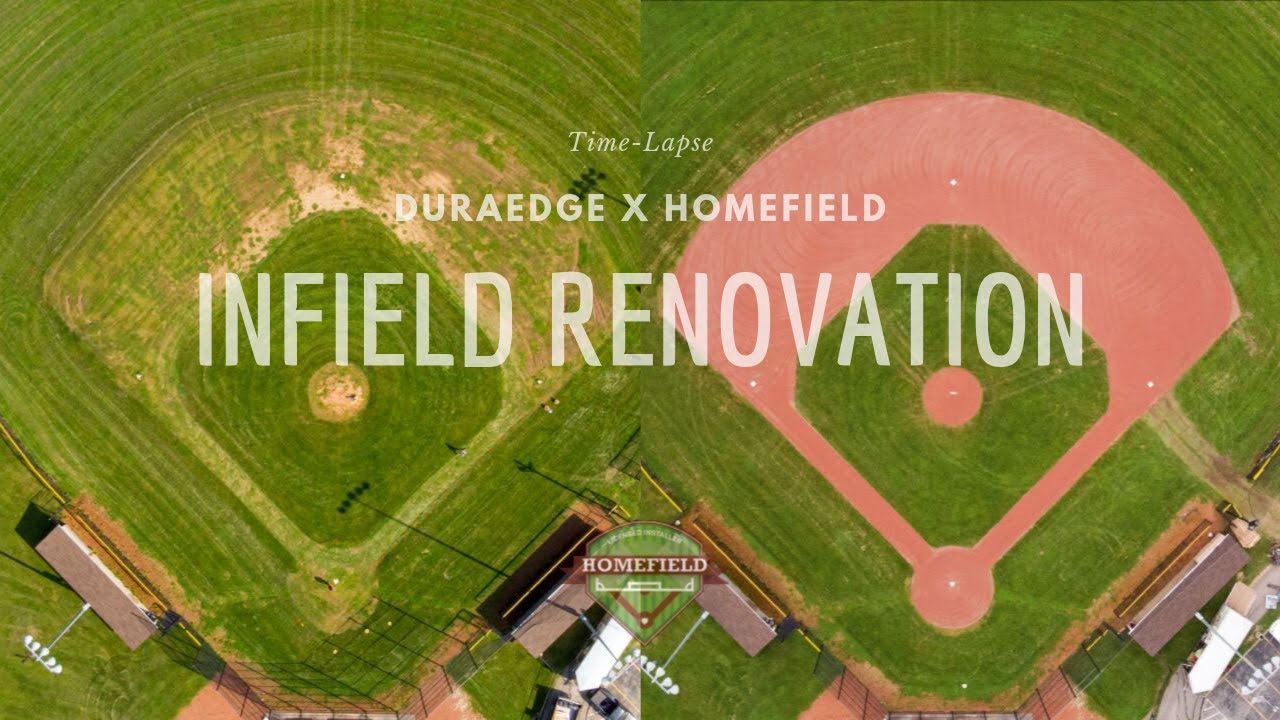 Baseball Infield Renovation | Time Lapse | Duraedge Products X Homefield | 2019