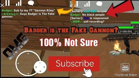 The Fake Gannon is Badger??? || Sandbox 3d