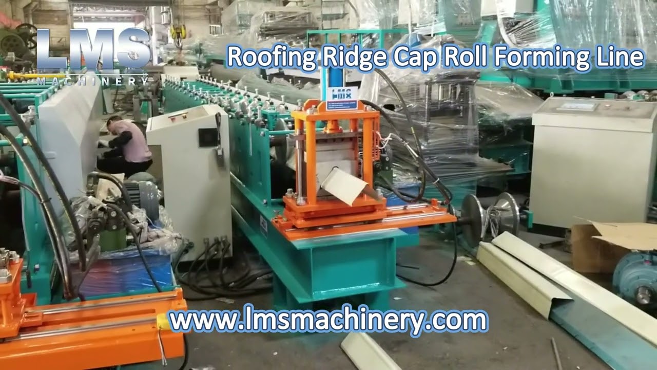 Roofing Ridge Cap Roll Forming Line 