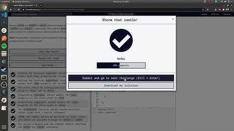Redux | Front End Libraries | Free Code Camp
