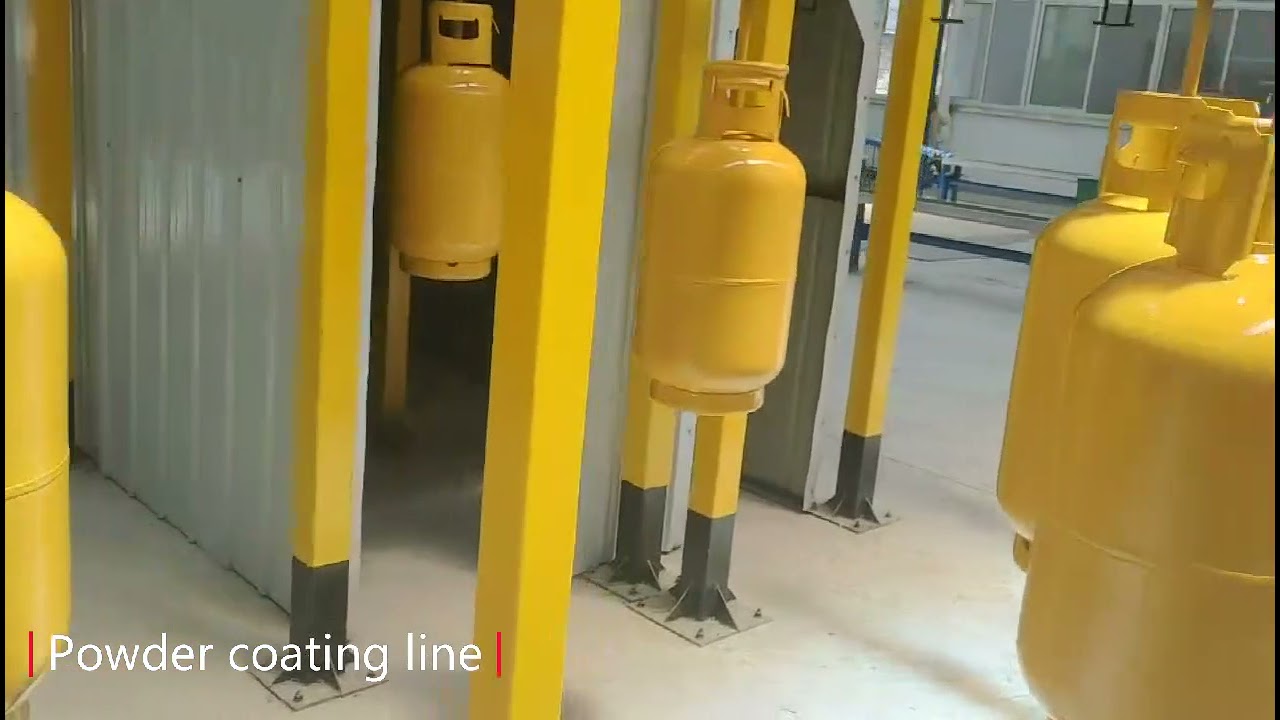 LPG gas cylinder refurbish/repairing line YouTube