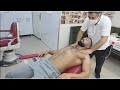 ASMR Turkish Barber By Münür Önkan Head,Face,Body,Back,Neck and Arm Massage