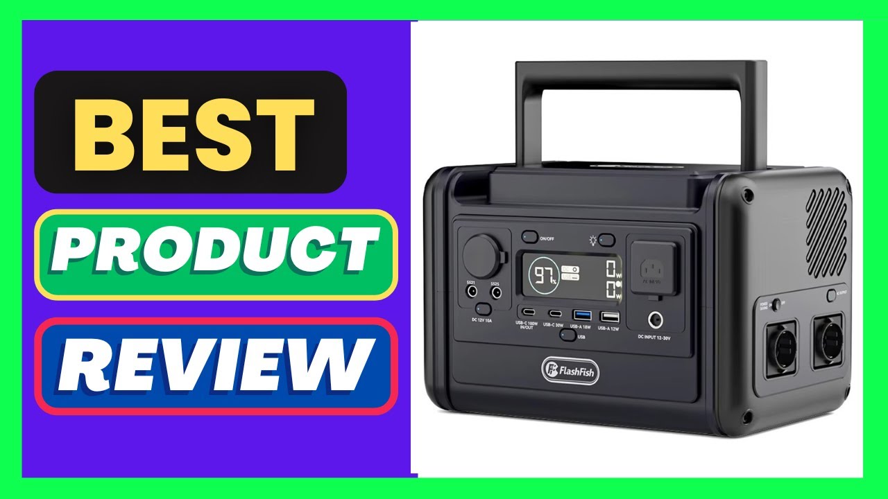 Flashfish T300Pro Portable Power Station, 230Wh