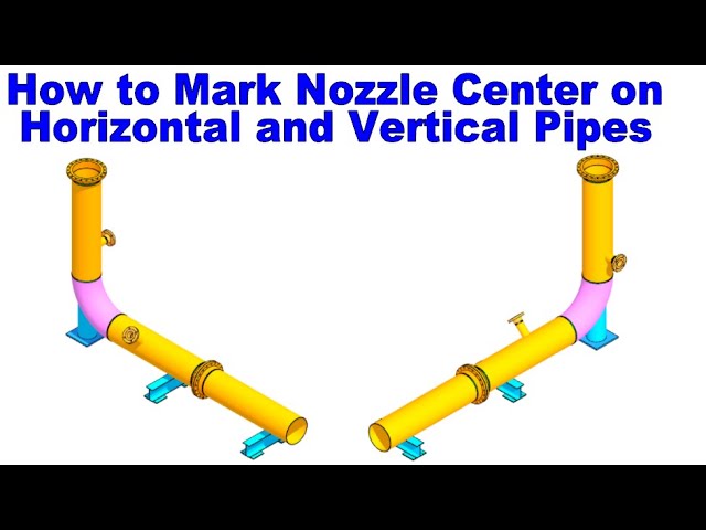How to Mark Nozzle Center on Horizontal and Vertical Pipe class=