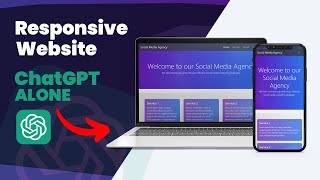 how to create Mobile Responsive Website using ChatGPT AI | CSS and HTML