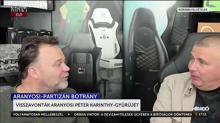 Egy elhunyt politikusnőt sértegetett Aranyosi Péter - HírTV