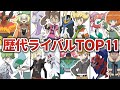 歴代ライバル種族値ランキングTOP11【ポケモン】