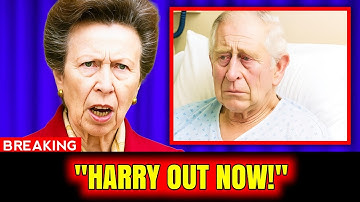 1 MIN AGO! Prince Harry Collapses As Princess Anne Reveals King