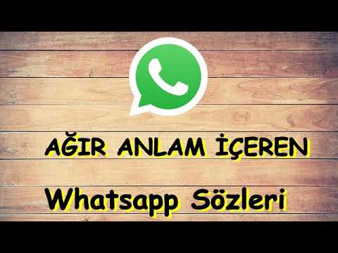 Ağır Anlam İçeren Whatsapp Sözleri