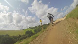 Woodys Bike Park - Run 6   Blue Jump into 8 Red DH by Underwater Mackam 244 views 6 years ago 3 minutes, 9 seconds