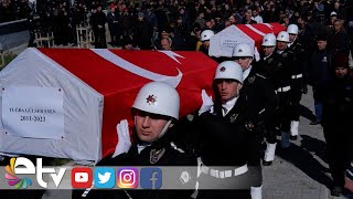 Enkaz Altinda Kalan Poli̇s Anne Ve Kizi Gözyaşlariyla Uğurlandi