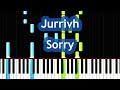 Jurrivh - Sorry Piano Tutorial