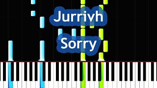 Jurrivh - Sorry Piano Tutorial