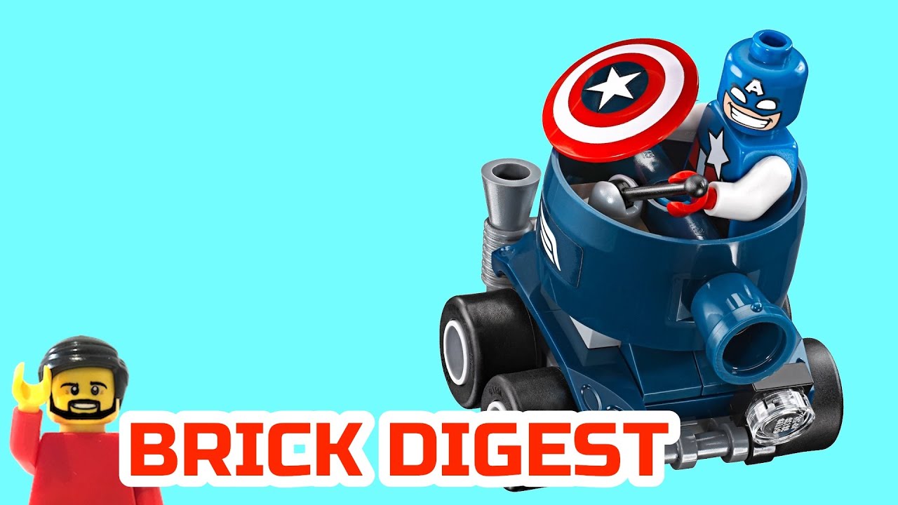 Lego Mighty Micros: Captain America vs. Red Skull 76065 : Speed Build : Review