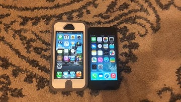 iPhone 5 iOS 6 vs iOS 7 Speed Test Comparison