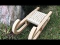 How to make a wooden deco sled How to make a wooden deco sled