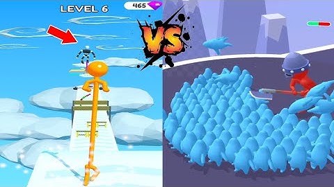 Tall Man Run 🆚️ Count Master / Gameplay ios, Android Walkthrough Videos Pro Game Mobile