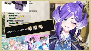 Selen stealing Luca's chat