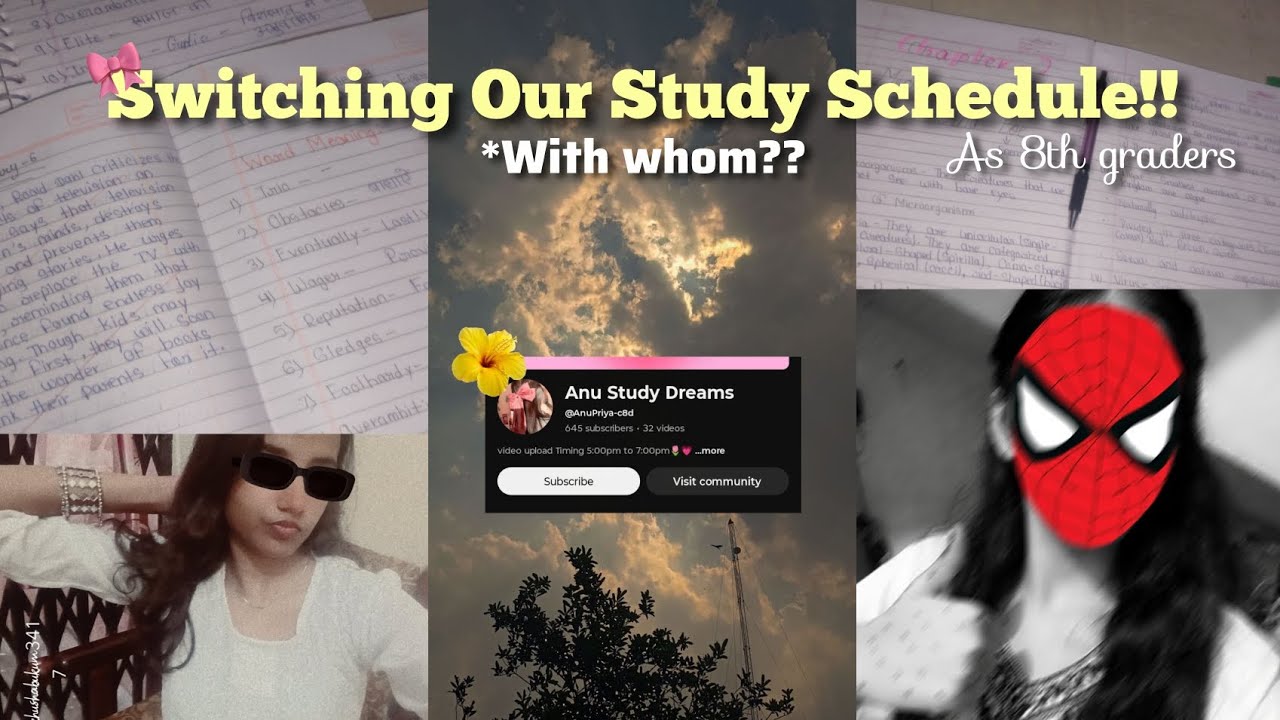 Study Routine Class 8 SWITCHING UP MY STUDY SCHEDULE โ๏ธ๐ช | Class 8 Study Routine + Motivation ...