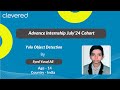 Yolo Object Detection | Advance Internship July’24 Cohort | Clevered
