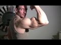 Flexing and posing bodybuilder and trainer victor costa vics natural