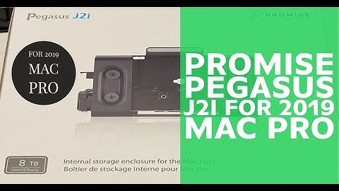 Promise Pegasus J2i Unboxing For 2019 Mac Pro