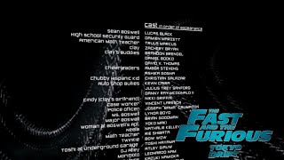 The Fast And The Furious: Tokyo Drift (2006) End Credits