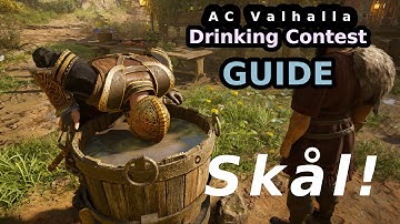 AC: Valhalla - How fast can you drink in the Drinking Contest?